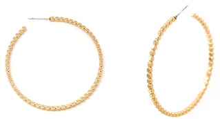 Metal Hoop Earrings