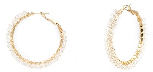 Crystal Hoop Earrings