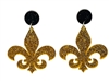 Black & Gold FDL Earrings