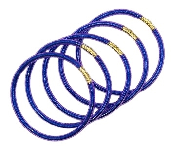 Jelly Bangle- Blue