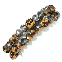 2 Piece Stone Stretch Bracelet