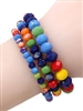 3 Piece Stone Stretch Bracelet
