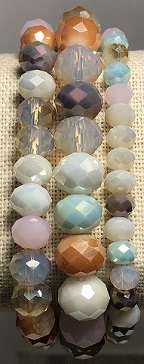 3 Piece Stone Stretch Bracelet