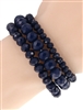 3 Piece Stone Stretch Bracelet