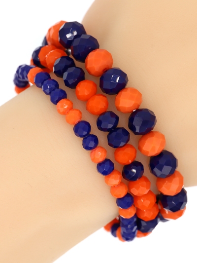 3 Piece Stone Stretch Bracelet