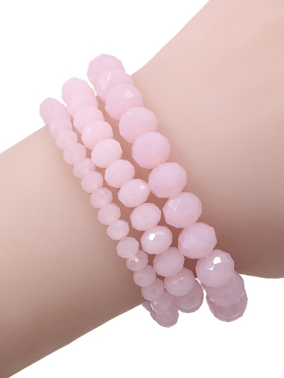 3 Piece Stone Stretch Bracelet