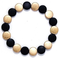 Metal Disc Stretch Bracelet