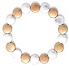 Metal Disc Stretch Bracelet