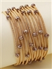 Guitar String Bracelet W/Beads
