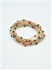 Game Day Guitar String Bracelet W/Beads