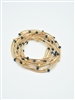 Game Day Guitar String Bracelet W/Beads