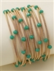 Guitar String Bracelet W/Beads