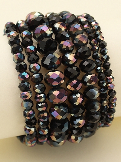 7 Strand Stretch Bracelet