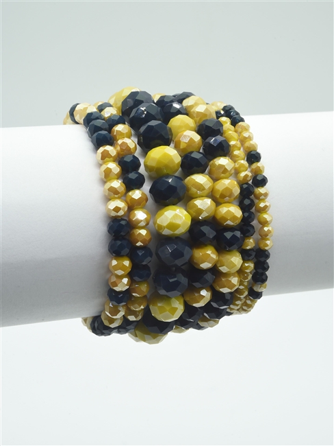 7 Strand Stretch Bracelet