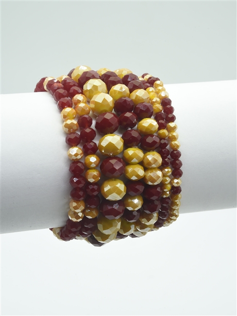 7 Strand Stretch Bracelet
