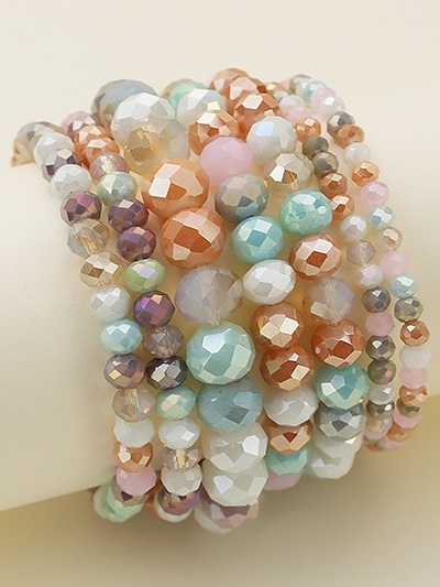 7 Strand Stretch Bracelet