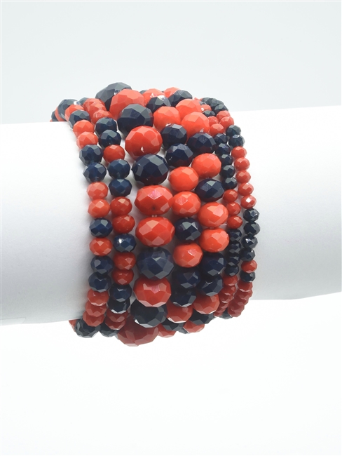 7 Strand Stretch Bracelet