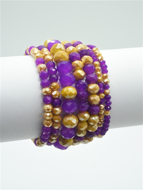 7 Strand Stretch Bracelet