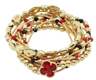 10 Strand Game Day Stretch  Bracelet