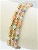 3 Pc Glass Bead Bracelet