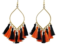 Marquis Shape Halloween Tassel Earring