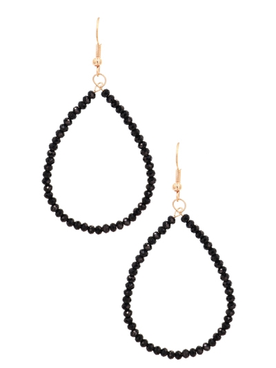 Beaded Teardrop Earrings