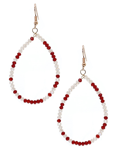 Beaded Teardrop Earrings