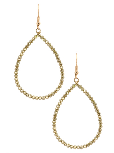 Beaded Teardrop Earrings