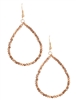 Beaded Teardrop Earrings