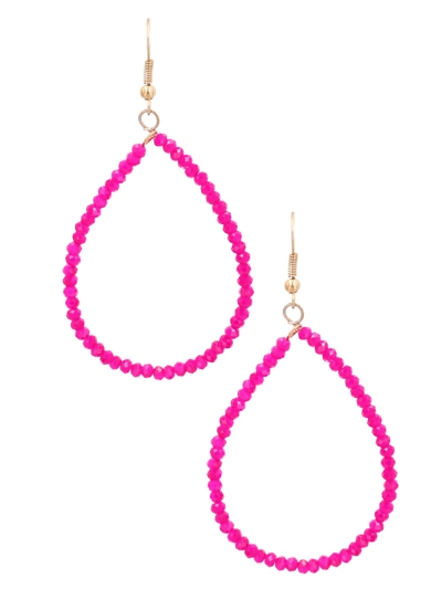 Beaded Teardrop Earrings