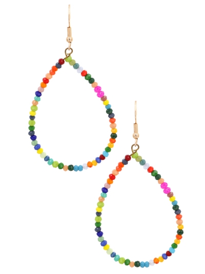 Beaded Teardrop Earrings