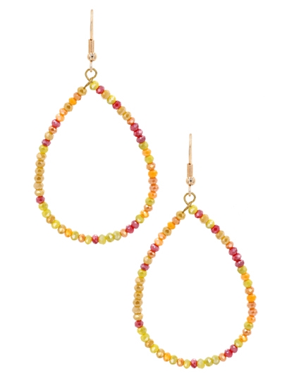 Beaded Teardrop Earrings