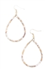 Beaded Teardrop Earrings