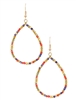 Beaded Teardrop Earrings