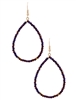 Beaded Teardrop Earrings