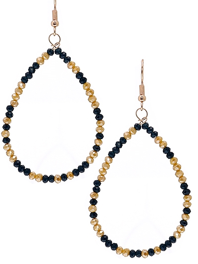 Beaded Teardrop Earrings