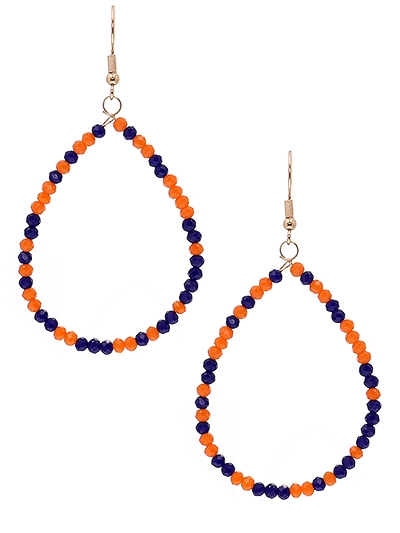 Beaded Teardrop Earrings