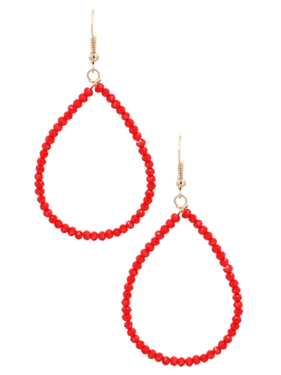 Beaded Teardrop Earrings