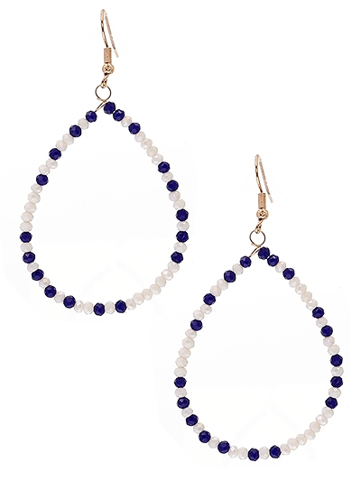 Beaded Teardrop Earrings