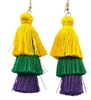 Mardi Gras Duster Earrings