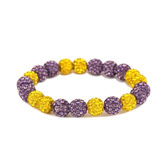 Pave Ball Gameday Stretch Bracelet
