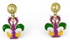 Mardi Gras Crawfish Earrings
