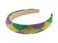 Mardi Gras Crystal Headband