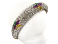 Mardi Gras Crystal Headband