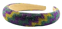 Mardi Gras Crystal Headband