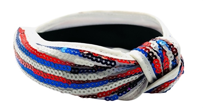 RWB Sequin Headband