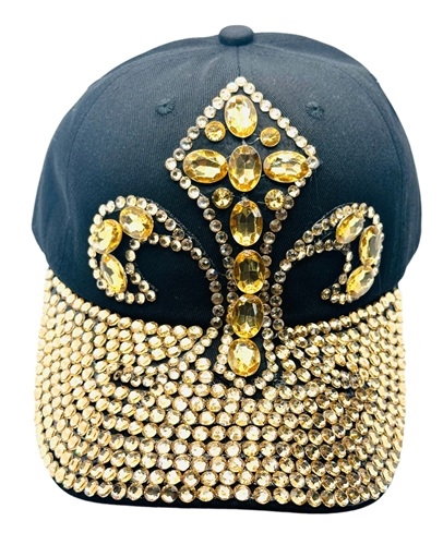 Crystal Fleur de Lis Hat