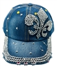 Crystal Fleur de Lis Hat