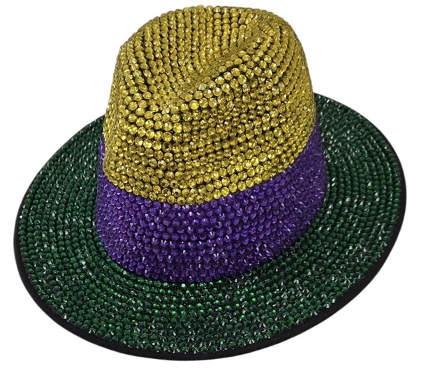 Mardi Gras Fedora Hat