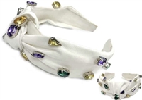 Jeweled Mardi Gras  Headband